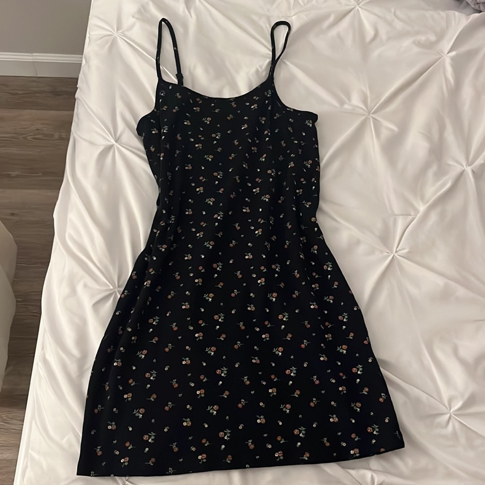 Black floral dress - Cotton On